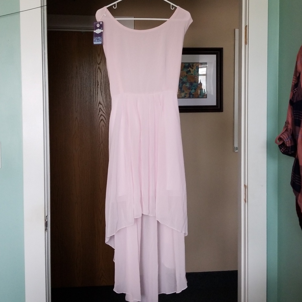 NWT Pink High Low dress